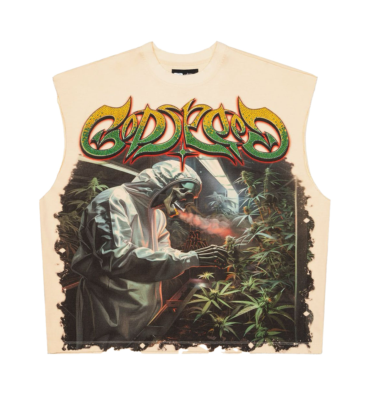 Godspeed 420 Indoor VVS Sleeveless Tee Bone