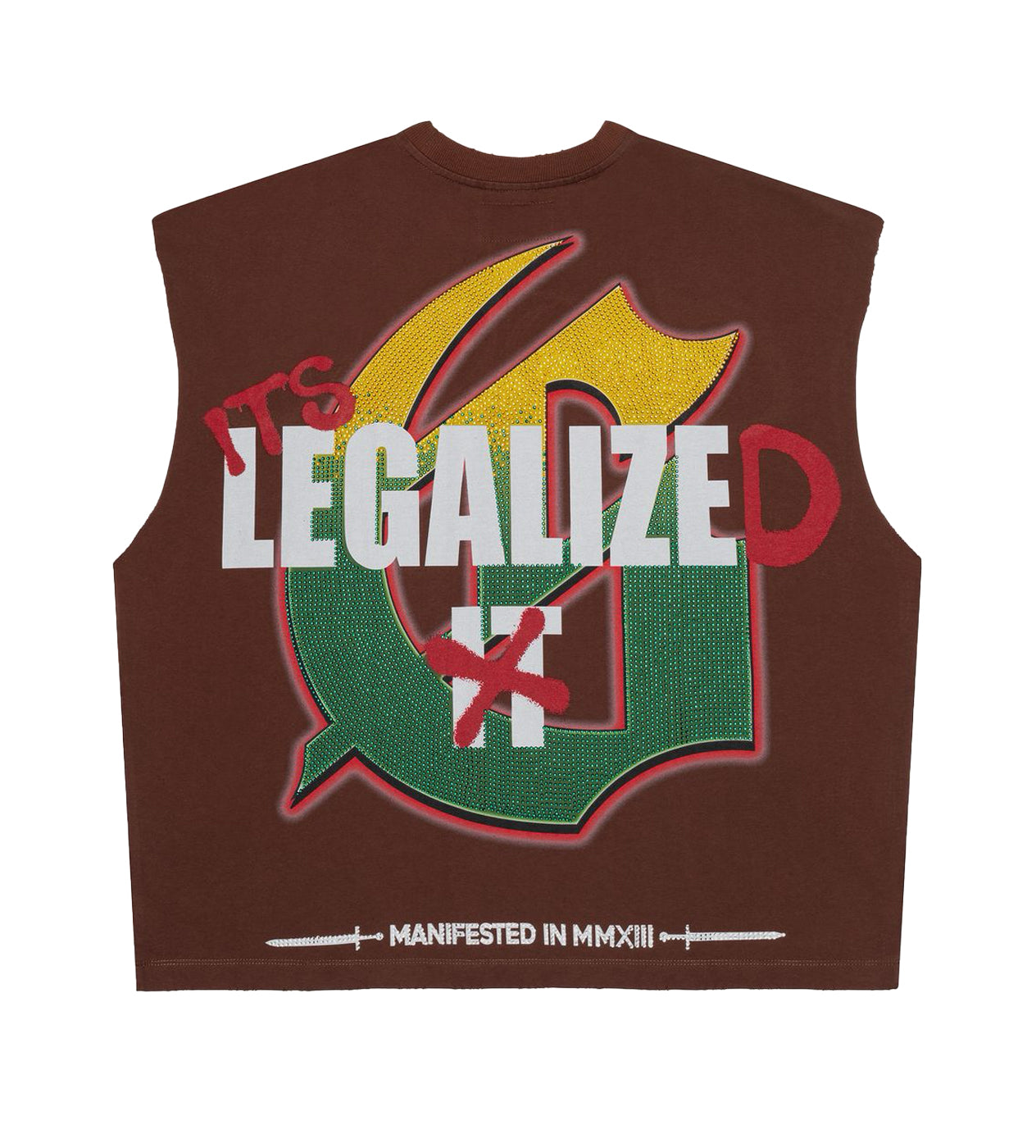 Godspeed 420 Indoor VVS Sleeveless Tee Brown