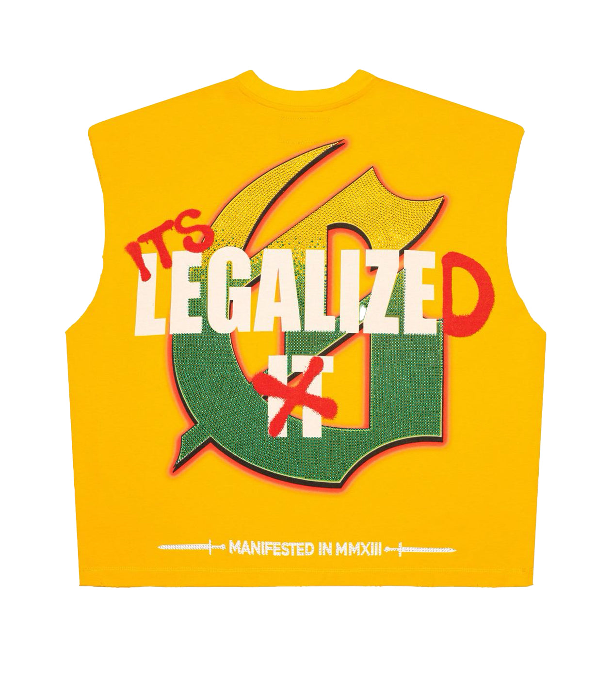 Godspeed 420 Indoor VVS Sleeveless Tee Yellow