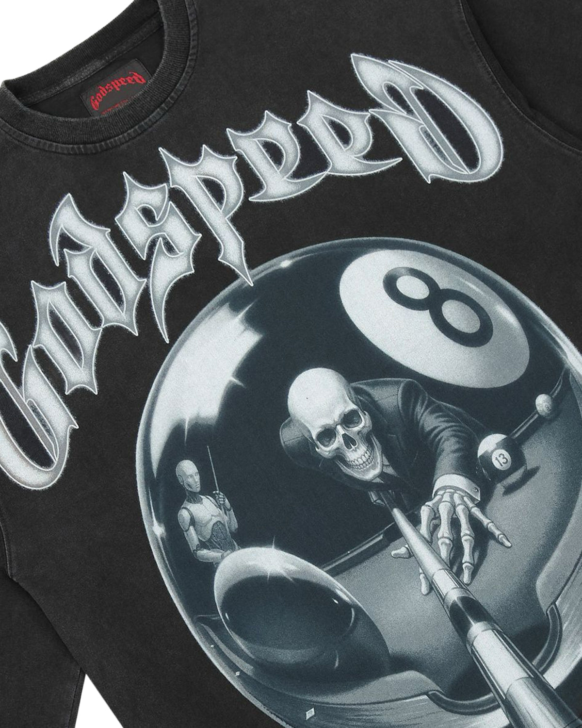 Godspeed 8Ball CP L/S Tee Black