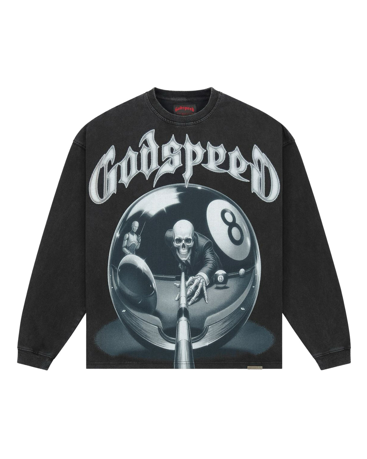 Godspeed 8Ball CP L/S Tee Black