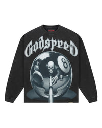 Godspeed 8Ball CP L/S Tee Black