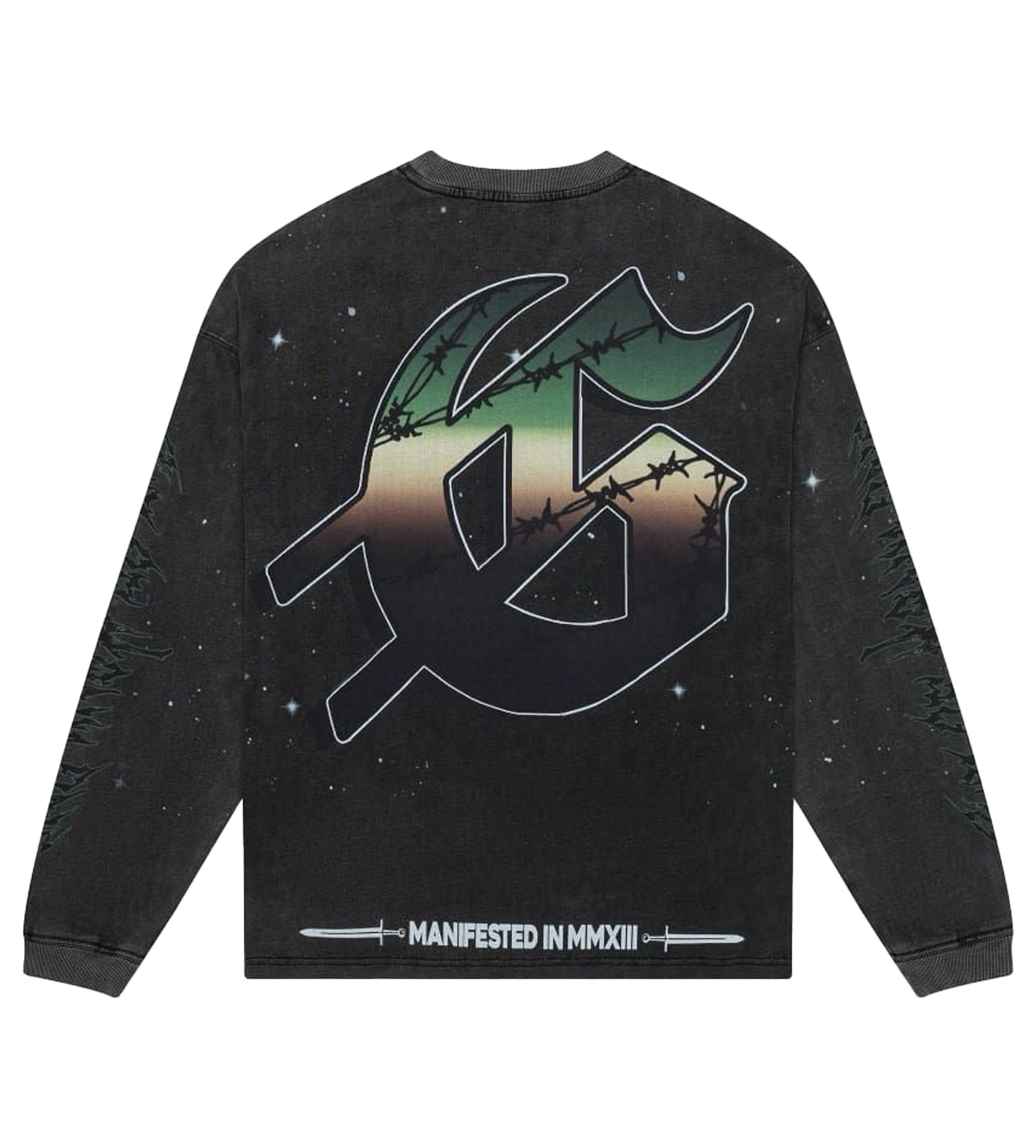 Godspeed Airstrike L/S Tee Washed Black