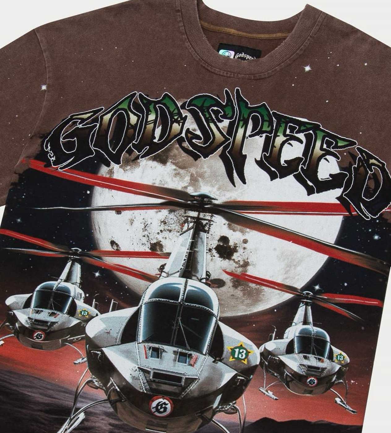 Godspeed Airstrike Tee Brown