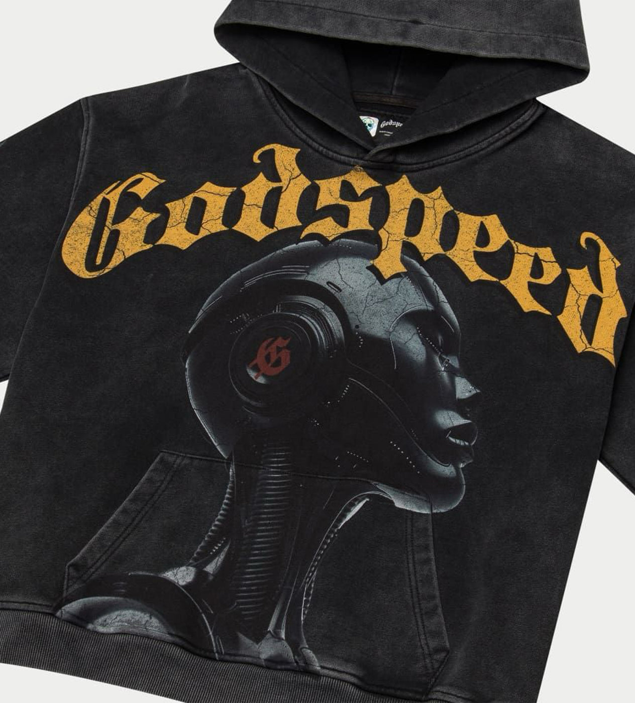 Godspeed Alexa Hoodie Washed Black – Restock AR