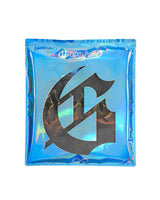 Godspeed Alexa NG Tee washed grey, holographic blue Godspeed packaging bag with the Gothic G logo