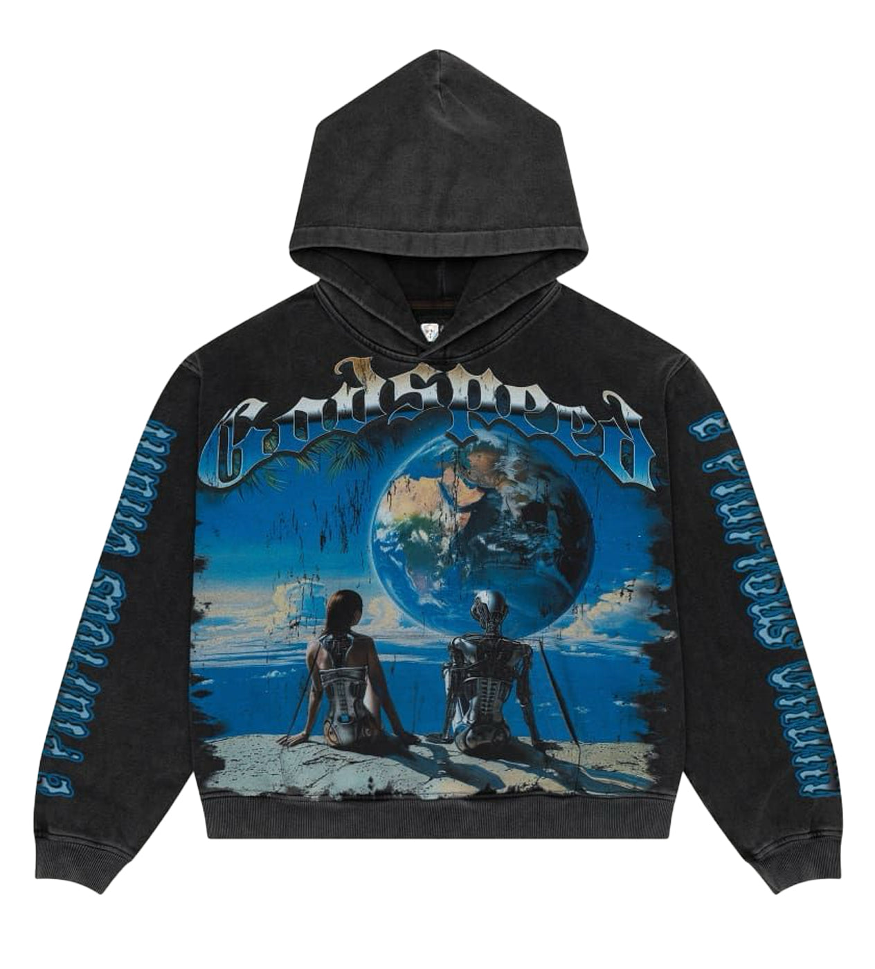 Godspeed Artificial Love Hoodie Washed Black