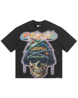 Godspeed Badges Of Honor Tee Black Wash