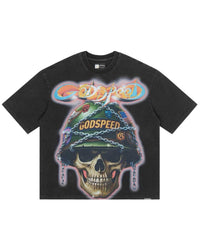 Godspeed Badges Of Honor Tee Black Wash