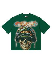 Godspeed Badges Of Honor Tee Green