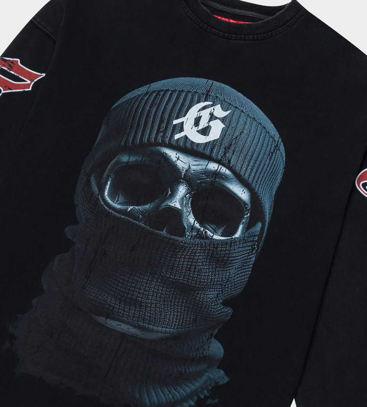 Godspeed Balaclava Szn L/S Tee Washed Black