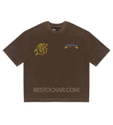 Godspeed Biker Nation Tee Mocha Brown
