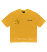 Godspeed Biker Nation Tee Mustard Yellow