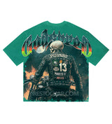 Godspeed Biker Nation Tee Shamrock Green