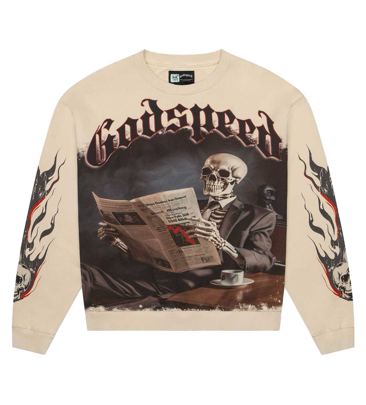 Godspeed Black Monday Sweatshirt Bone