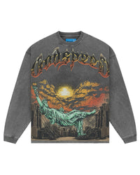 Godspeed Burnt Bridges II NG L/S Tee Grey