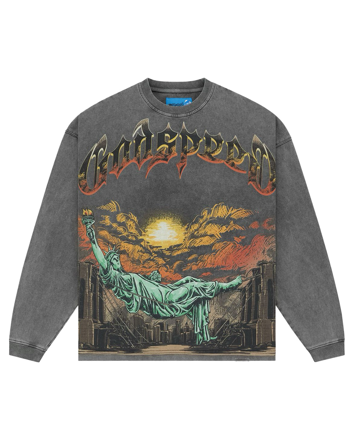 Godspeed Burnt Bridges II NG L/S Tee Grey