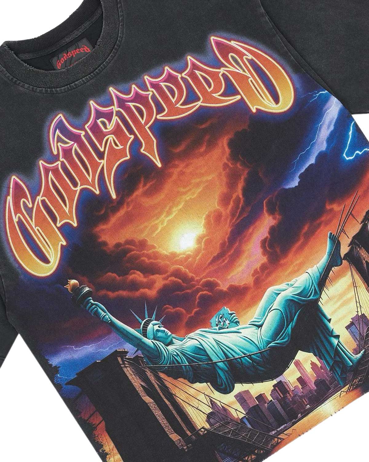 Godspeed Burnt Bridges Tee Black