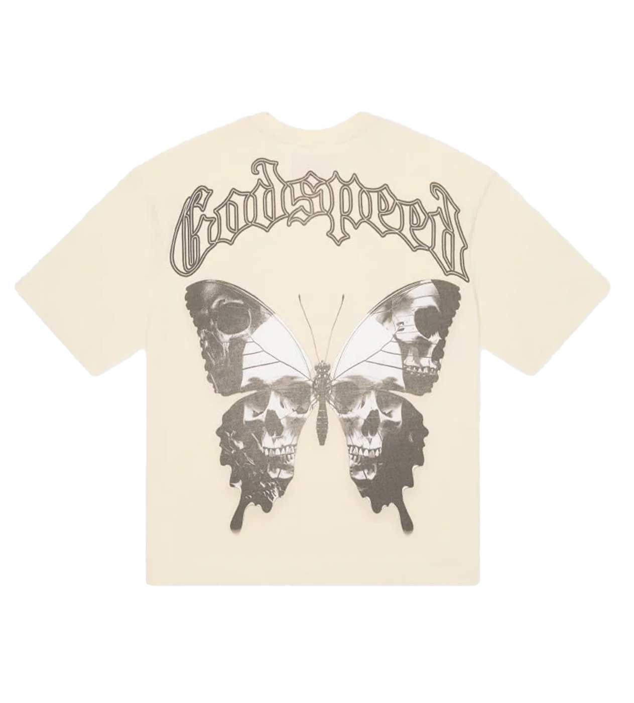 Godspeed Butterfly Effect Tee Bone front view