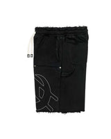 Godspeed Carpenter Distressed Shorts Black