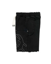 Godspeed Carpenter Distressed Shorts Black