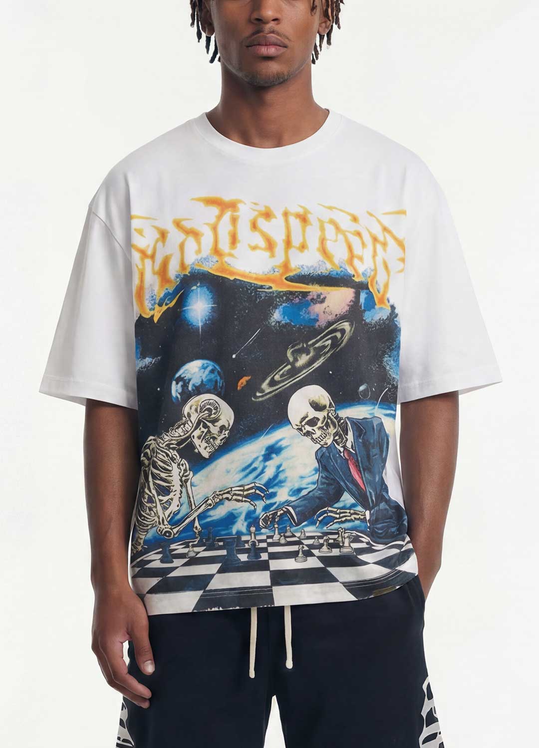 Godspeed Checkmate II NG Tee White – Restock AR Godspeed Checkmate II NG Tee White – Restock AR