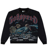 Godspeed Checkmate Sweatshirt Washed Black