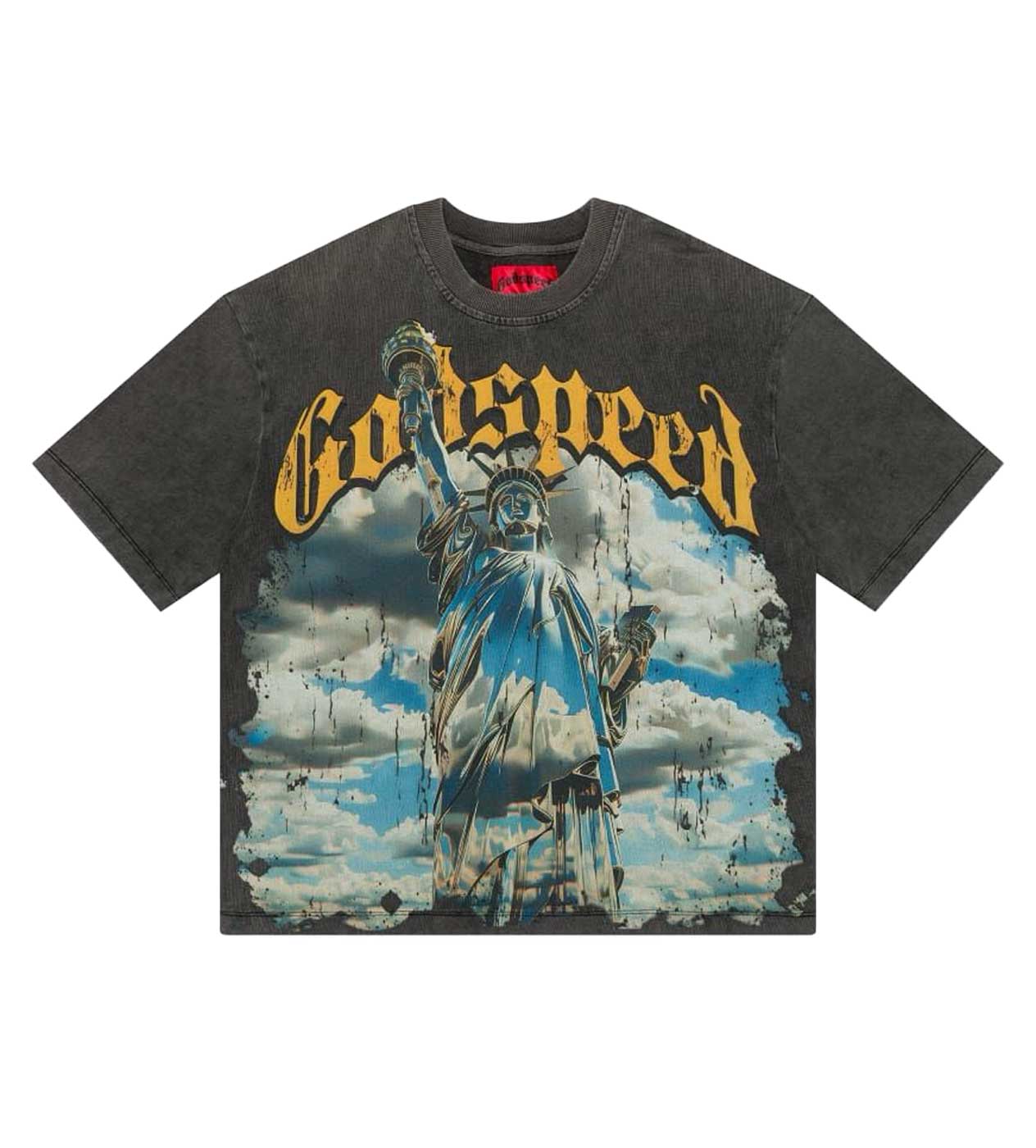 Godspeed Chrome Liberty Tee Grey Wash