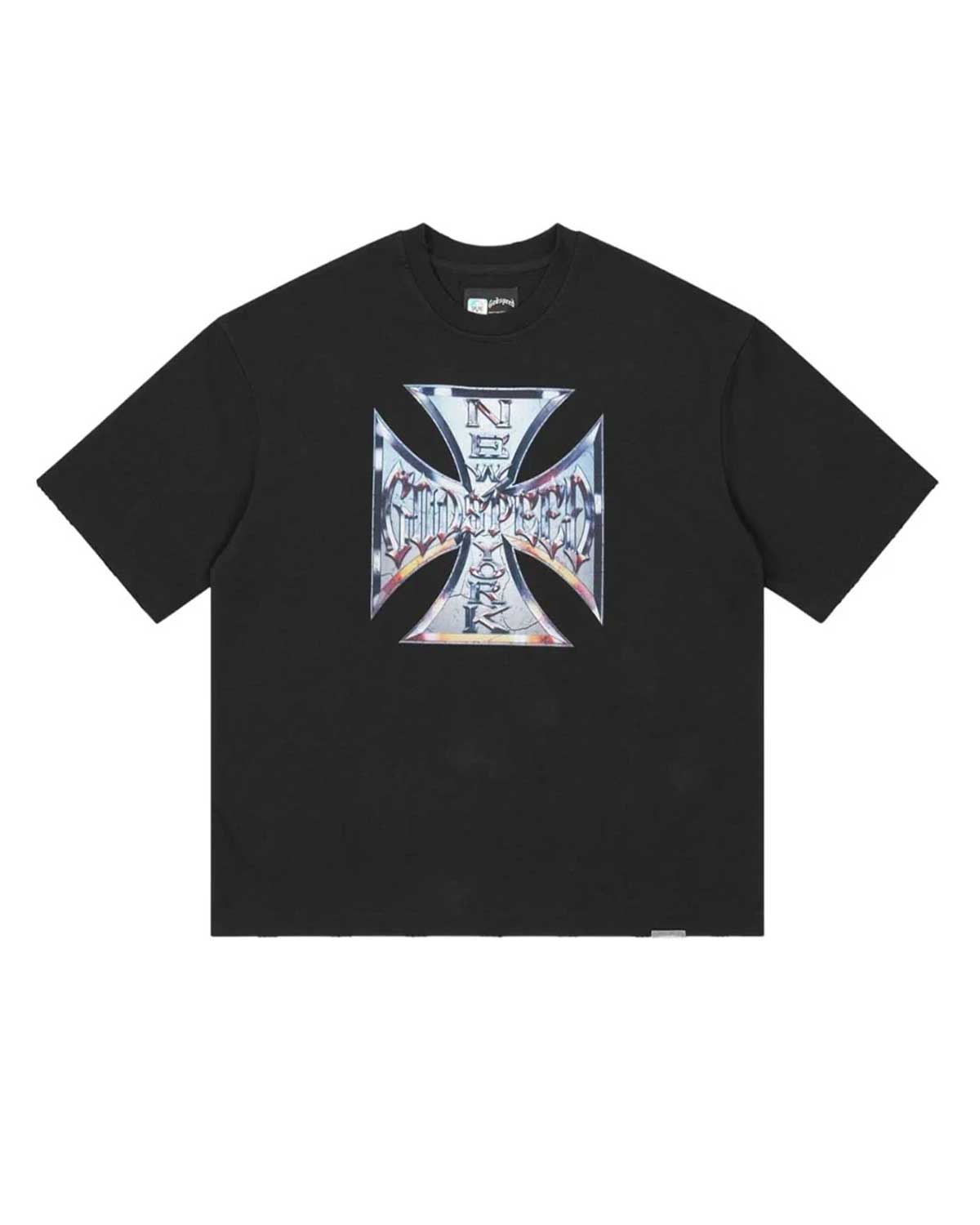 Godspeed Chrome Motto Tee Black