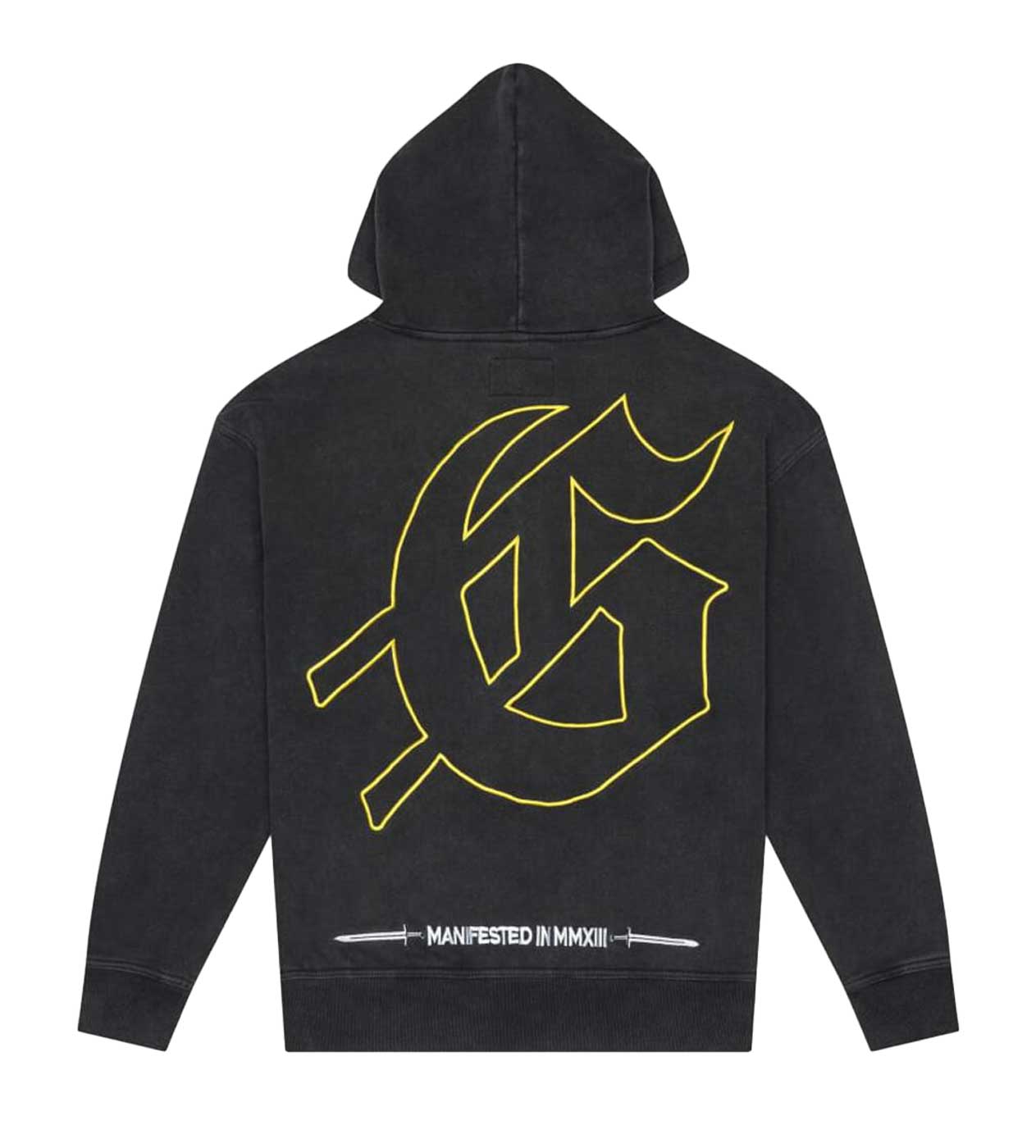 Godspeed Chrome Seduction Embroidered Hoodie Black back view