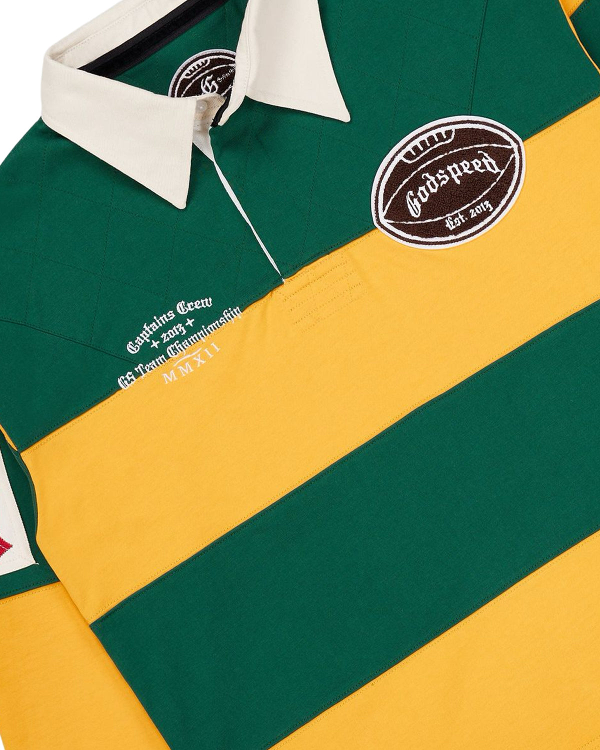 Godspeed Classic Field Rugby Shirt Green/Yellow