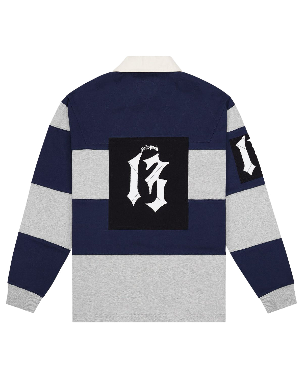 Godspeed Classic Field Rugby Shirt Navy/Heather