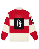 Godspeed Classic Field Rugby Shirt Off White/Red
