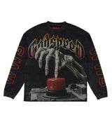 Godspeed Code Red L/S Tee Black Wash