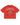 Godspeed Collegiate Tee Cherry Wash, washed cherry red cotton tee with a gothic Godspeed arch and lion crest graphic, front view
