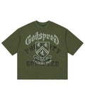 Godspeed Collegiate Tee Olive Wash