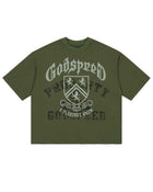 Godspeed Collegiate Tee Olive Wash