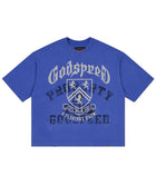Godspeed Collegiate Tee Royal Wash