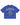 Godspeed Collegiate Tee Royal Wash, washed royal blue cotton tee with a gothic Godspeed arch and lion crest graphic, front view