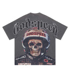 Godspeed Speedracer Tee Grey Wash