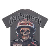 Godspeed Crash Out Grey Wash back view