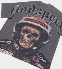 Godspeed Speedracer Tee Grey Wash