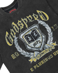 Godspeed Crest Tee Black Wash