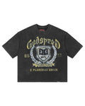 Godspeed Crest Tee Black Wash