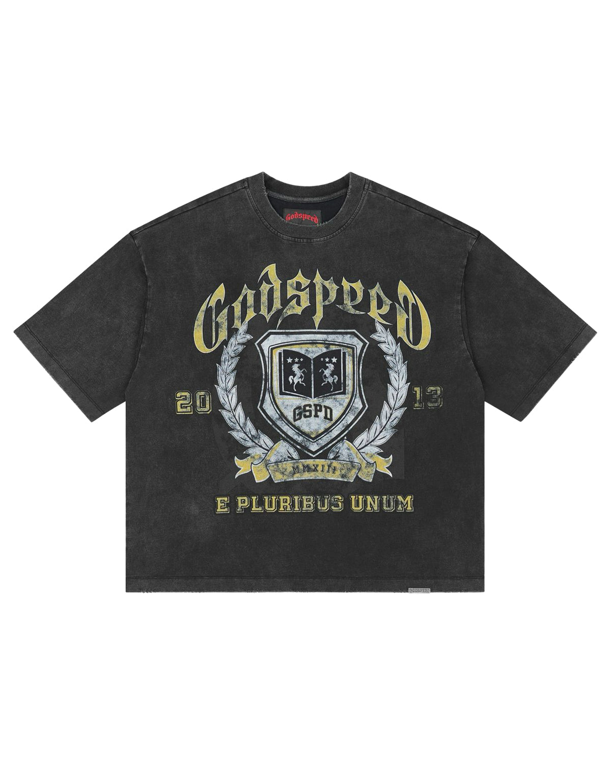 Godspeed Crest Tee Black Wash