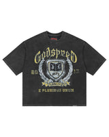Godspeed Crest Tee Black Wash