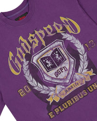 Godspeed Crest Tee Grape Purple