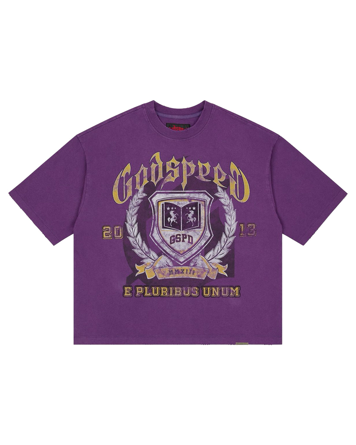 Godspeed Crest Tee Grape Purple