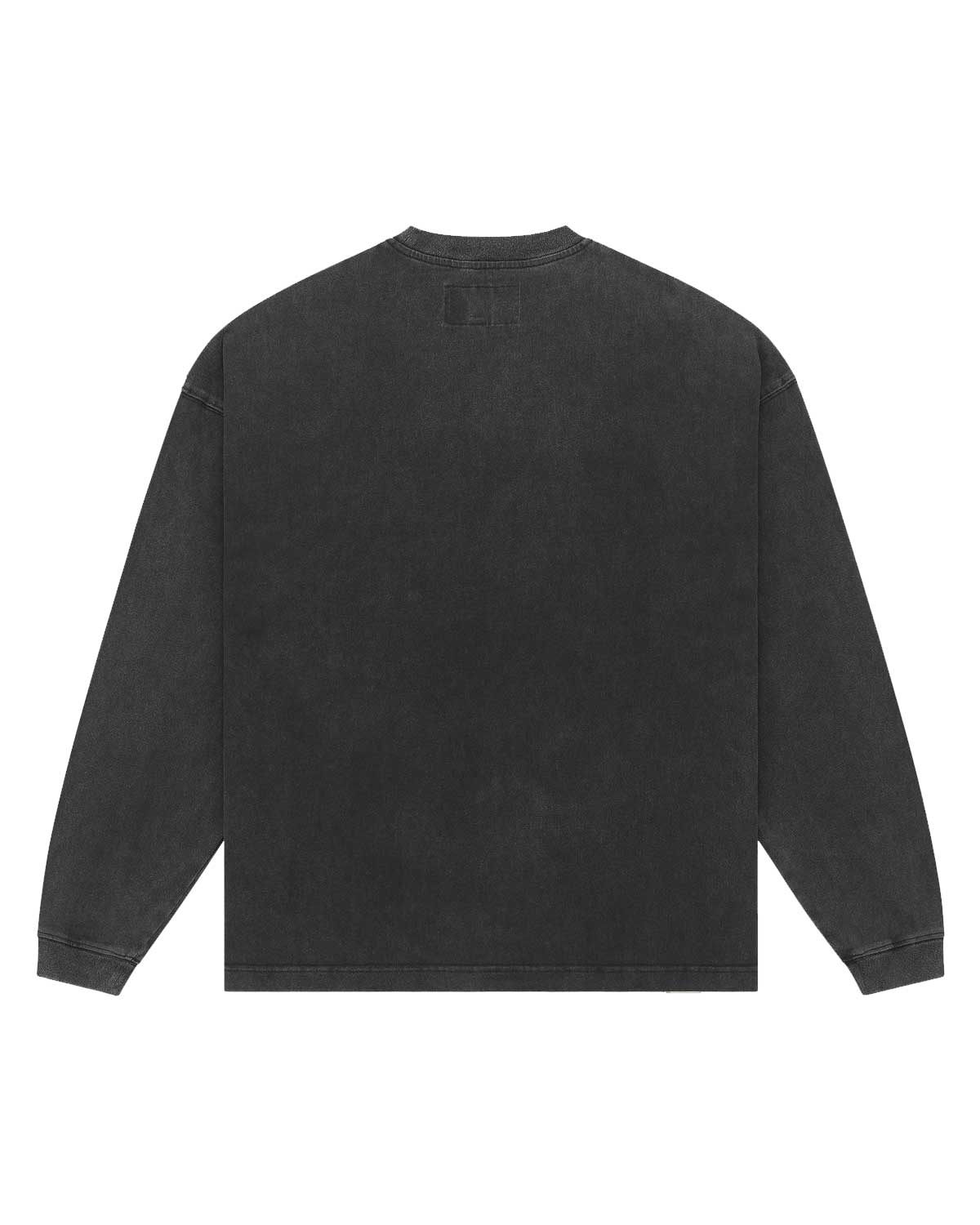 Godspeed Dream Team NG L/S Tee black, plain washed black back view