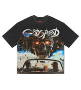 Godspeed Drive In Tee Washed Black